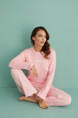 Gd Goldoremi 14102-7 Kadın Fashion Lovers Termal Uzun Kol Pijama Takım