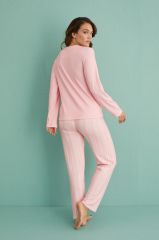 Gd Goldoremi 14102-7 Kadın Fashion Lovers Termal Uzun Kol Pijama Takım