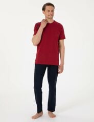 Pierre Cardin Erkek Kısa Kollu Bisiklet Yaka Pijama Takım