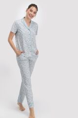 Pierre Cardin 7692 Sea Shell Kadın Gömlek Pijama