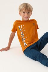 U.S. Polo Assn.1717 Lisanslı Graphic Erkek Çocuk Pijama Takımı