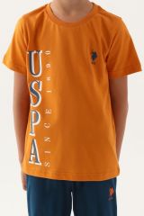U.S. Polo Assn.1717 Lisanslı Graphic Erkek Çocuk Pijama Takımı
