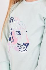 Roly Poly 2960 Garson Leopard Kız Çocuk Uzun Kol Pijama Takım