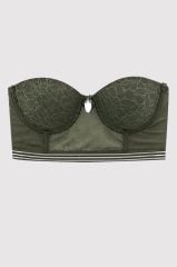 Pierre Cardin 4672 Cenova Balenli Soft Push Up Çiçek Desen Dantelli Büstiyer Takım