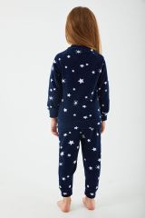 Arnetta 2271 Garson Shine Lacivert Kız Çocuk Uzun Kol Pijama Takım