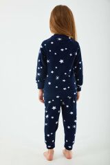 Arnetta 2271 Shine Lacivert Kız Çocuk Uzun Kol Pijama Takım