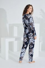 Etoile 98282 Kadın %100 Pamuk Uzun Kol Kadın Pijama Takımı