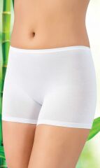 Lüx Drm 3500 Kadın 3'lü Bamboo İz Yapmaz Boxer SİYAH-BEYAZ-TEN