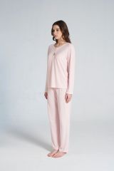 Gd Goldoremi 1703 Kadın Patlı Uzun Kollu Pijama Takım