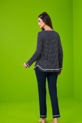 Pjs 23197 Kadın Patlı Uzun Kollu Pijama Takım