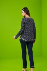 Pjs 23197 Kadın Patlı Uzun Kollu Pijama Takım