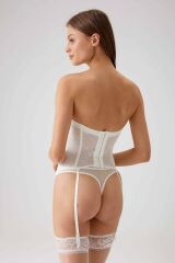 Pierre Cardin Lingerie Balenli Destekli Push Up Dolgulu Jartiyer - Büstiyer Takım