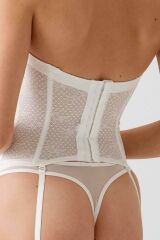 Pierre Cardin Lingerie Balenli Destekli Push Up Dolgulu Jartiyer - Büstiyer Takım