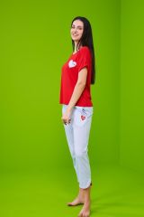 Pjs 23115 Kadın Kapri Pijama Takımı