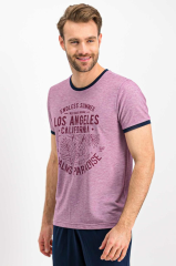 Arnetta 617 Los Angeles Mürdümmelanj Erkek Pijama Takımı