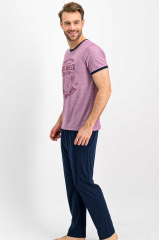 Arnetta 617 Los Angeles Mürdümmelanj Erkek Pijama Takımı