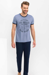 Arnetta 617 Los Angeles Mürdümmelanj Erkek Pijama Takımı