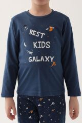 Roly Poly 3177 Garson Best Kids The Galaxy Erkek Çocuk Uzun Kol Pijama Takım