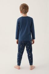 Roly Poly 3177 Garson Best Kids The Galaxy Erkek Çocuk Uzun Kol Pijama Takım