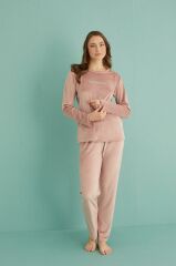 Gd Goldoremi 13166-8 Kadın Feel So Good Kadife Pijama Takım