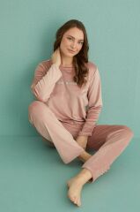 Gd Goldoremi 13166-8 Kadın Feel So Good Kadife Pijama Takım