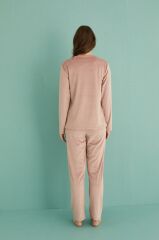 Gd Goldoremi 13166-8 Kadın Feel So Good Kadife Pijama Takım
