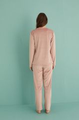 Gd Goldoremi 13166-8 Kadın Feel So Good Kadife Pijama Takım