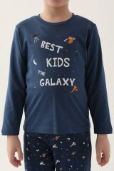 Roly Poly 3177 Best Kids The Galaxy Erkek Çocuk Uzun Kol Pijama Takım