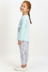Roly Poly 1742 Garson Boy Uzun Kollu Kız Çocuk Pijama Takımı