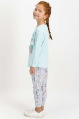 Roly Poly 1742 Garson Boy Uzun Kollu Kız Çocuk Pijama Takımı