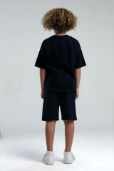 U.S. Polo Assn. 2119 Erkek Çocuk Logolu Bisiklet Yaka Kısa Kollu Şortlu Pijama Takım