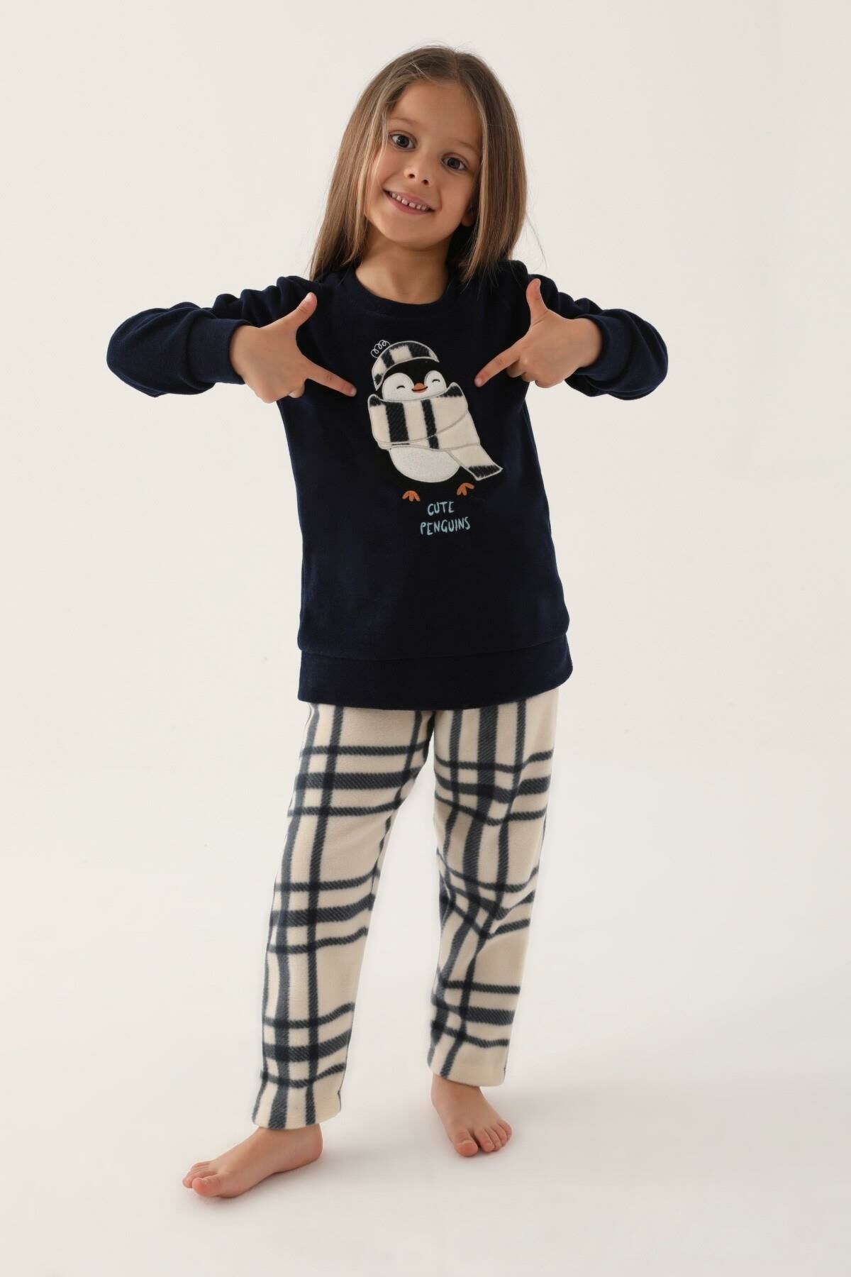 Arnetta 2662 Cute Penguıns Kız Çocuk Pijama Takımı