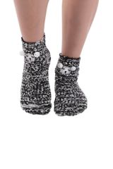 Sahab 48900 Kadın Ayıcık Desenli Peluş Çorap