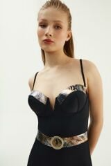 Eros 2281 Kemerli İnce Askılı Mayo