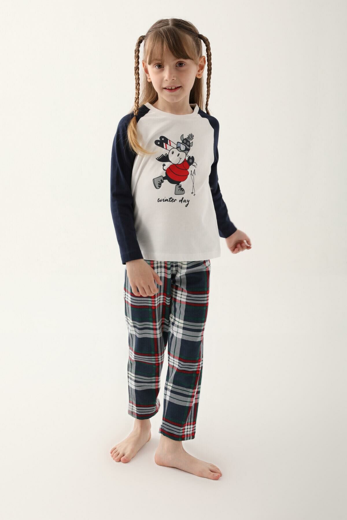 Arnetta 2600 Winter Day Kız Çocuk Uzun Kol Pijama Takım