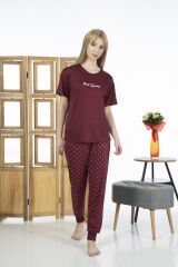 Estiva 24136 Kadın Kısa Kollu Yazlık Penye Pijama Takımı