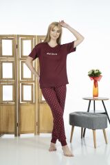 Estiva 24136 Kadın Kısa Kollu Yazlık Penye Pijama Takımı