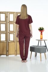 Estiva 24136 Kadın Kısa Kollu Yazlık Penye Pijama Takımı