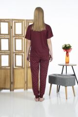Estiva 24136 Kadın Kısa Kollu Yazlık Penye Pijama Takımı