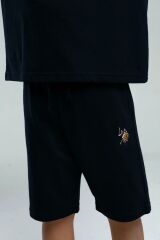 U.S. Polo Assn. 2119 Garson Erkek Çocuk Logolu Bisiklet Yaka Kısa Kollu Şortlu Pijama Takım