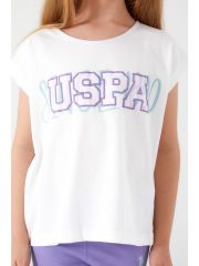 U.S. Polo Assn.1424 Kız Çocuk Tiny Sea Kapri Pijama Takım
