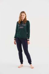 U.s Polo Assn 16806 Kadın Uzun Kollu Pijama Takımı