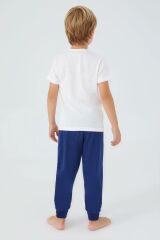 U.s. Polo Assn. 1315 Erkek Çocuk Writing Kısa Kol Pijama Takım
