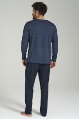 Pijadore 1686 Erkek Uzun Kollu Pijama Takım