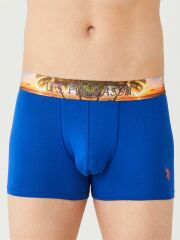 U.S. Polo Assn 80434 Erkek Saks Antrasit Turuncu 3 Lü Boxer