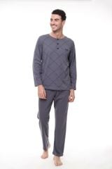 Pijadore 1400 Büyük Beden Erkek Uzun Kollu Pijama Takım
