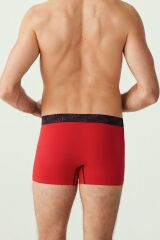 U.S. Polo Assn. 80336 Erkek Kırmızı Gri Melanj Lacivert 3'Lü Boxer