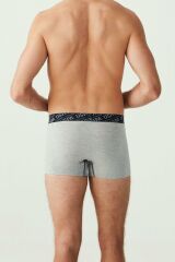 U.S. Polo Assn. 80336 Erkek Kırmızı Gri Melanj Lacivert 3'Lü Boxer