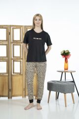 Estiva 24130 Wild And Free Kadın Kısa Kollu Pijama Takımı