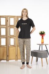 Estiva 24130 Wild And Free Kadın Kısa Kollu Pijama Takımı